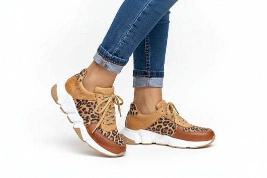 Zapatillas Cómodas de Leopardo